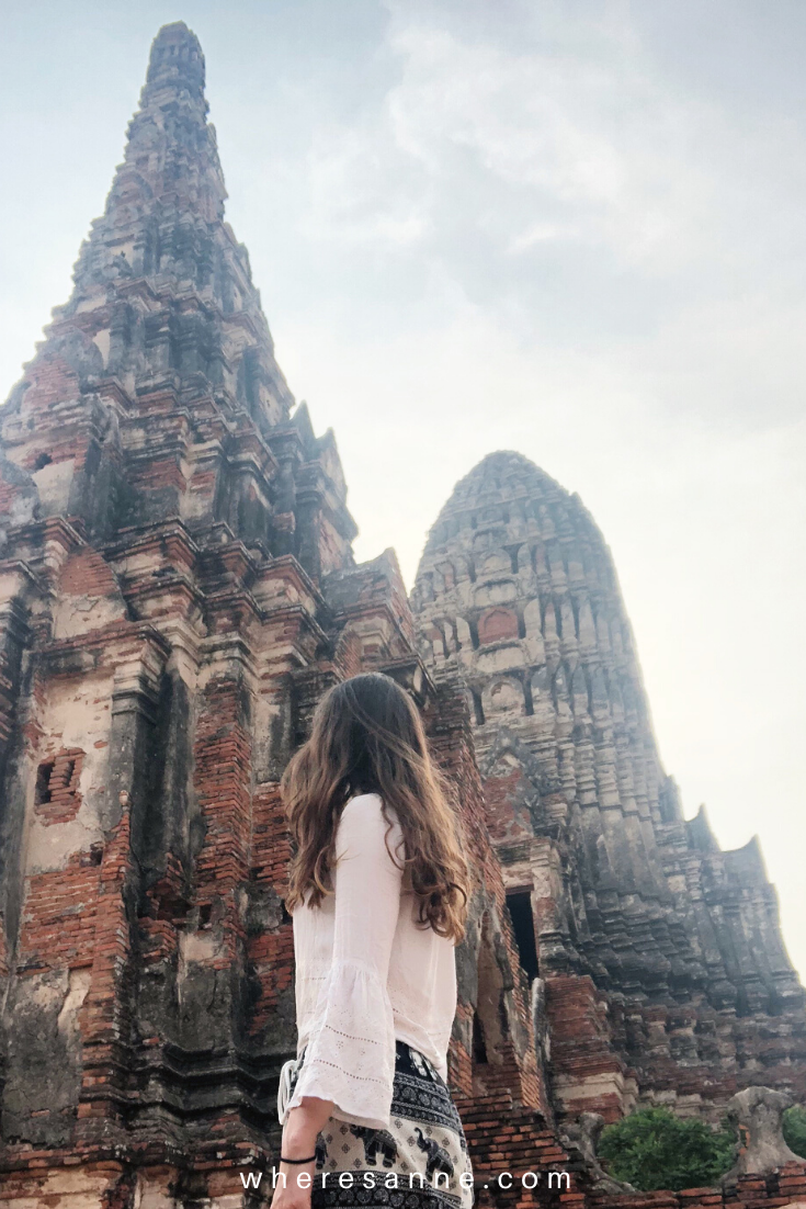 Exploring the ancient ruins of Ayutthaya, Thailand | Places to visit in Thailand outside of Bangkok | Where’s Anne Travel